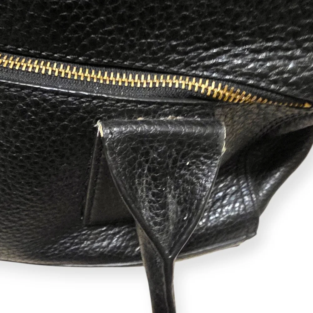 Kate Spade Black Pebbled Leather South Port Avenue Satchel Bag